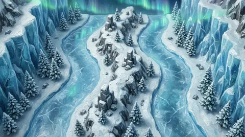The Gorge map